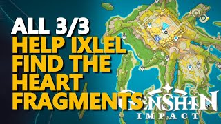 Help Ixlel find the heart fragments Genshin Impact All 33 [upl. by Sylvie]