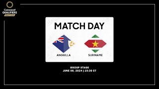 Anguilla vs Suriname  Concacaf Qualifiers  Road to 2026 [upl. by Anhoj63]