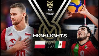 🇵🇱 POL vs 🇲🇽 MEX  Highlights  Mens OQT 2023 [upl. by Ahsiyn]