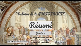 📍 Résumé  Partie 1  Histoire de la pharmacie [upl. by Anahpos494]