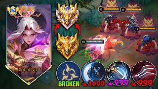 FINALLY NEW HANABI BEST BROKEN BUILD IN SOLO RANK🔥 HANABI NEW META BUILD 2024 [upl. by Lirbij]