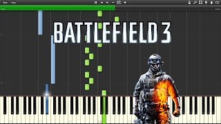 Battlefield 3  Solomons Theme Synthesia Piano Tutorial [upl. by Hally]