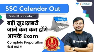 SSC Calendar Out  How to Prepare for SSC exams  wifistudy  Sahil Khandelwal [upl. by Ariella374]