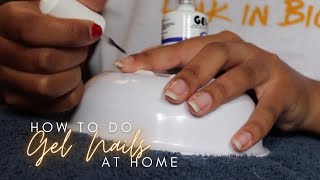 Howto do Gel nails at home  Beginner Edition  Basi Oliphant  South African Youtuber [upl. by Feucht]