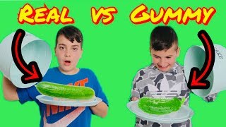 Gummy VS Real Food Challenge Famous Toli [upl. by Nivahb269]