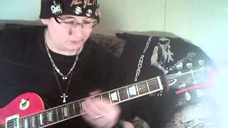 me showing you how to play d generation xs theme music on guitar [upl. by Sivahc346]