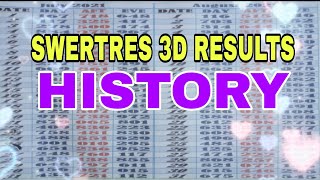 SWERTRES PREVIOUS RESULTS 2021  HISTORY  brad3dofficial [upl. by Barry145]