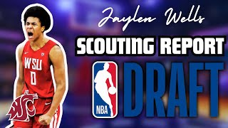 Jaylen Wells Scouting Report  Washington State Forward 2024 NBA Draft Breakdown [upl. by Favianus]