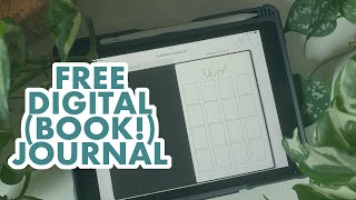 Digital Book Journal  Free Download for Goodnotes DEC DAILY 18 [upl. by Ahsyekal295]