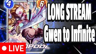 LONG STREAM Gwenpool to Infinite  Drops Live On TWITCH  Marvel Snap [upl. by Lattie]