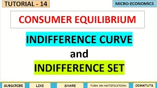 14 INDIFFERENCE CURVE   INDIFFERENCE SET [upl. by Ehlke16]