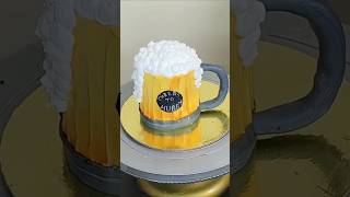 Beer mug cake  beer mug cake tutorial how to make beer mug cake shorts beermug cake tutorial [upl. by Platon70]