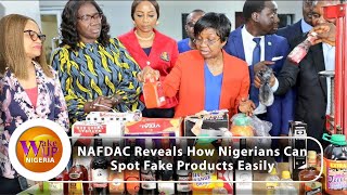 REVEALED NAFDAC Shares How To Spot Fake Products At A Glance [upl. by Hindu]