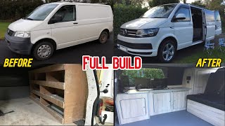 Volkswagen Camper Complete Van Build Start to finish [upl. by Darelle]