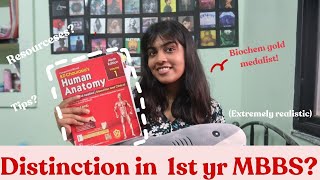 Distinction in 1st year MBBS  Resources and Tips [upl. by Eenrahc]