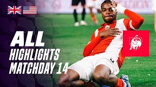 ALL HIGHLIGHTS MATCHDAY 14 ğŸ‘€âš½ Jupiler Pro League 2324 [upl. by Pedroza]