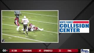 Collision of the Game Central Catholic Collapses on Opposing QB [upl. by Vittorio]