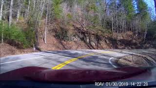 2019 Mazda MX5 Miata RF at Tail of the Dragon [upl. by Dnomasor568]