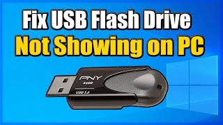 How to FIX USB DRIVE not showing up Windows 10 Easy Method [upl. by Addison120]