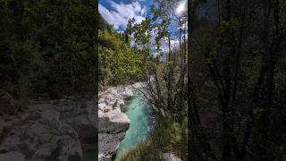 Juriš HITRE vode Hladne KORITNICA  Slovenija reka river riverside riverofdreams gorges bovec [upl. by Ellezaj753]