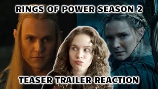 Rings of Power Season 2 Teaser Trailer Reaction amp Breakdown [upl. by Nannah589]