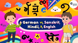 Unveiling Linguistic Roots German Sanskrit Hindi and English Compared GermanGyan by Nidhi jain [upl. by Anoerb]