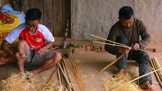 HOW WINNOWING BASKET IS WOVEN [upl. by Kra]