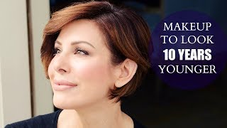 The BEST Makeup To Look 10 YEARS YOUNGER 10 Youthful Tips amp Tricks  Dominique Sachse [upl. by Adnawak]