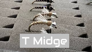 T Midge Fly Pattern A MustHave for Any Fly Fisherman  Fly Tying Tutorial [upl. by Alena348]