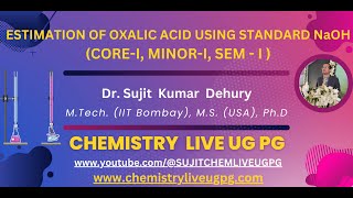 ESTIMATION OXALIC ACID WITH STANDARD SODIUM HYDROXIDE [upl. by Alisun]