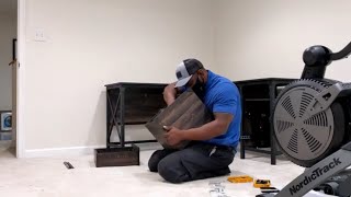 Furniture Assembly Services  Wayfair Sauder LShaped Desk Assembly in Baltimore Maryland [upl. by Akram]