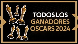 🏆GANADORES PREMIOS OSCARS 2024🏆TODOS LOS GANADORES de los OSCARS 2024 Oppenheimer Cillian Murphy [upl. by Adnohryt684]