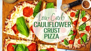 Perfect Cauliflower Pizza Crust [upl. by Antonetta]