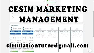 CESIM marketing management simulation [upl. by Enileuqcaj]