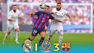 Real Madrid vs Barcelona 13 💥 Extended Highlights amp All Goals  El Clasico 2023 [upl. by Onafets433]