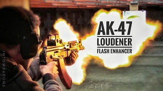 AK47 Flash ENHANCER Muzzle Brake on DRACO AK Pistol [upl. by Lesko405]