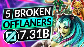 Top 5 BEST OFFLANE Heroes of the NEW 731B PATCH  BEYOND BROKEN  Dota 2 Guide [upl. by Blum]