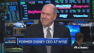 Watch CNBCs full interview with former Disney CEO Michael Eisner [upl. by Deina]