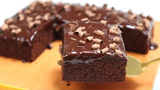 Chocolate brownie cake with cocoa powder and chocolate Ganache [upl. by Vinita169]