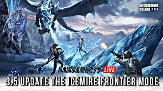 Bgmi Live New Update 35 ICEMIRE FRONTIER MODE bgmi pubgmobile ramgameryt youtubeshort shorts [upl. by Gnof]