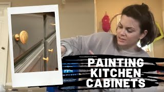 Painting Kitchen Cabinets DIY  Products Paint and Practices [upl. by Theta231]