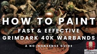 How To Achieve Grimdark Blanchitsu In Just Two Hours  A Fun Fast amp Filthy Painting Tutorial [upl. by Eelram]