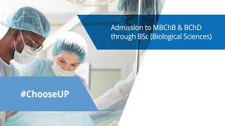 Alternative Admission to MBChB amp BChD from BSc Biological Sciences [upl. by Miarzim]