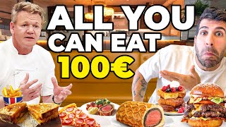 PRANZO DA GORDON RAMSAY ALL YOU CAN EAT A 100€ [upl. by Aitnecserc659]