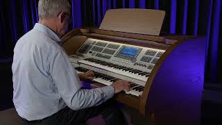 4th Short demo of Ringway A2000 Maestro Top of the range home theatre organ at Prestige Pianos and O [upl. by Meris319]