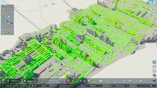 Cities Skylines 2  Megalopolis Stops Growing at 384k [upl. by Airdnahs]