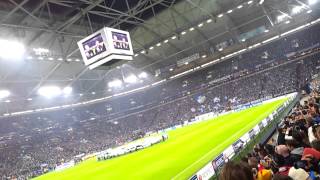 Champions League Anthem in Veltins Arena Schalke 04 [upl. by Haram]