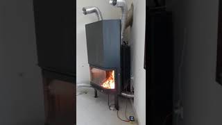 Ενεργειακο τζακι Warm 17kw πολυγωνικο με δευτερογενη καυση τηλ6945198081Ιωαννινα [upl. by Greenwell998]