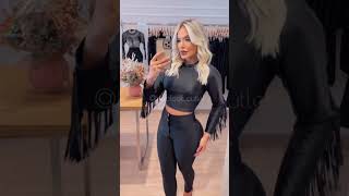 Shiny Leggings Fashion Hacks  How To Go Viral in Leather Leggings Outfits [upl. by Llarret]