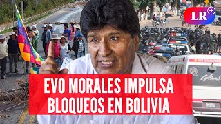 BOLIVIA La influencia de EVO MORALES en las protestas actuales [upl. by Eylatan]